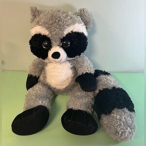Carousel Softoys 2012 Large Grey & Black Raccoon Plush Stuffed Animal, Kids Toy